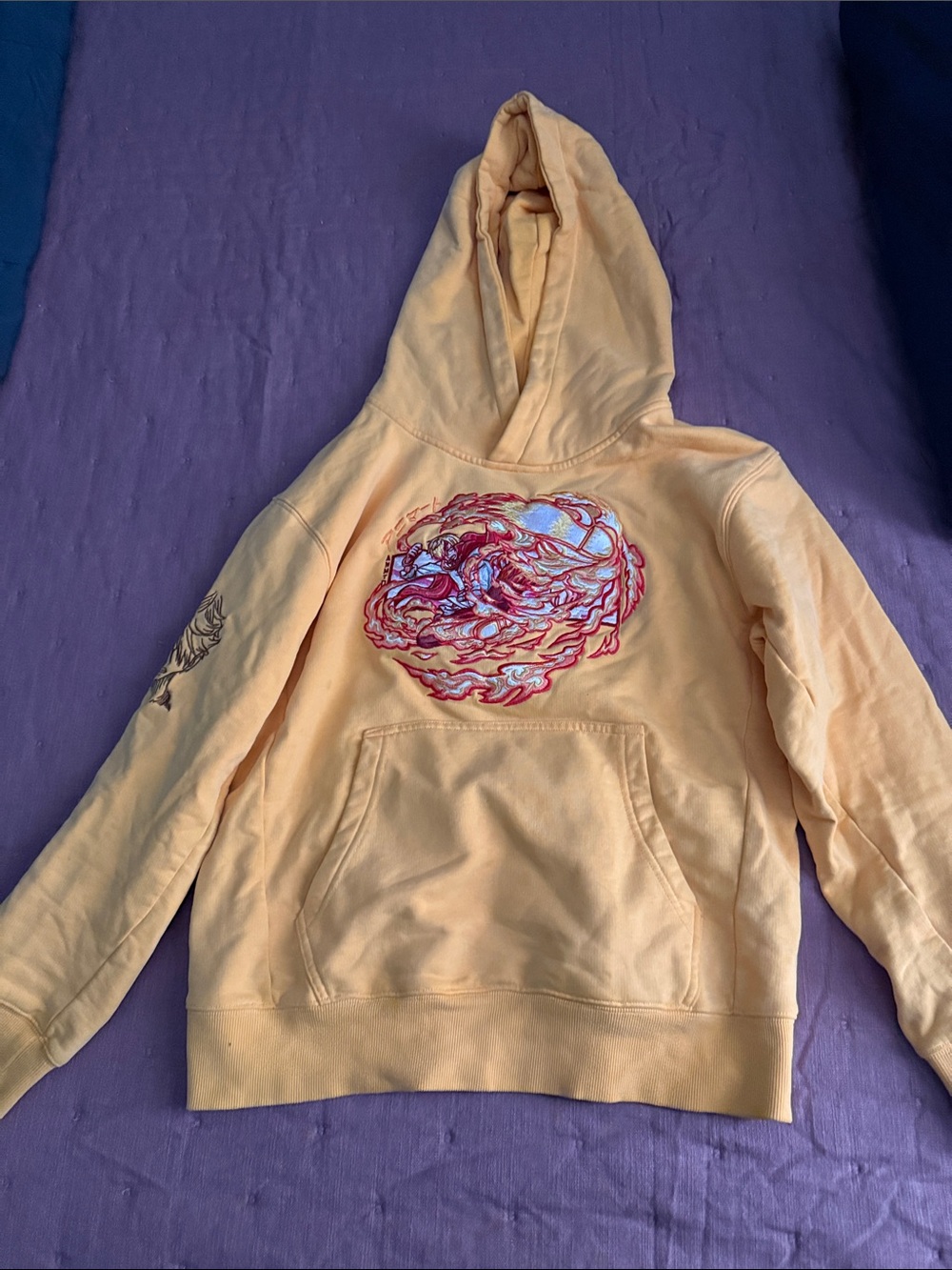 Yellow One Piece (Sanji) Hooded Sweatshirt